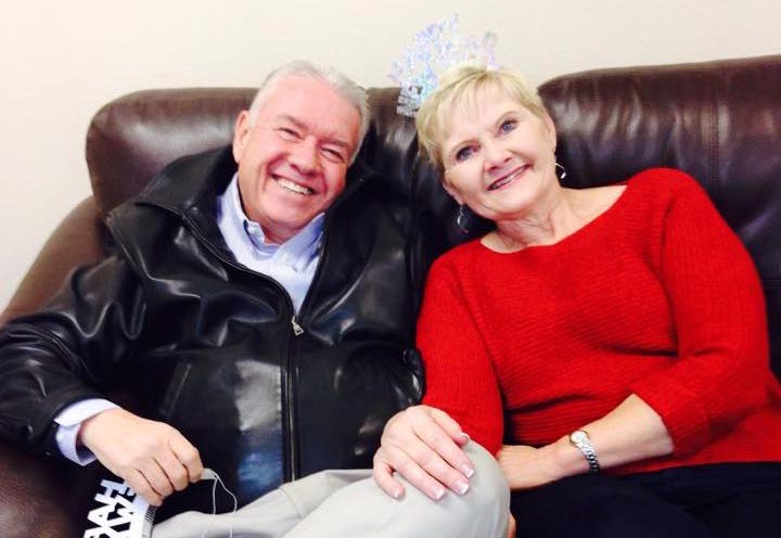 Our Story - Wayne and Wife Susan on Couch on New Years Eve