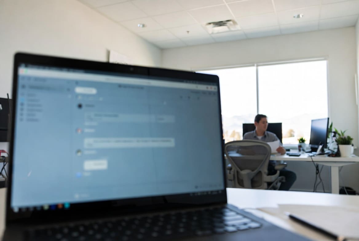Utah business owner reviewing generative AI liability insurance coverage